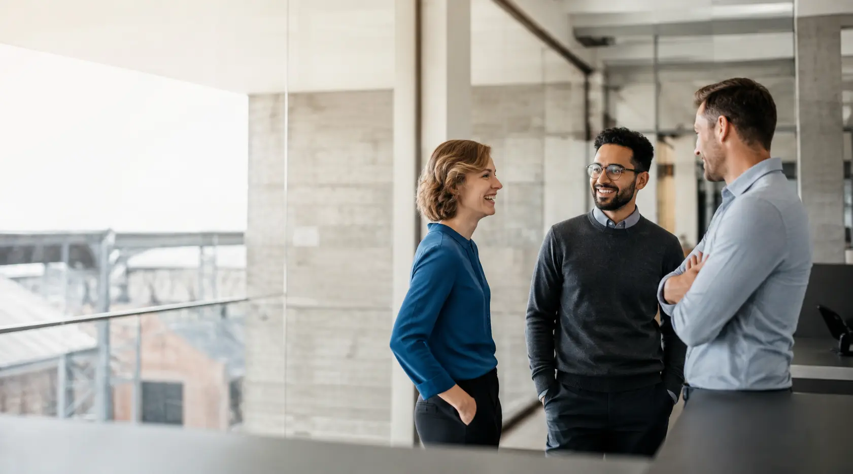 Professionelle Zusammenarbeit im modernen Arbeitsumfeld